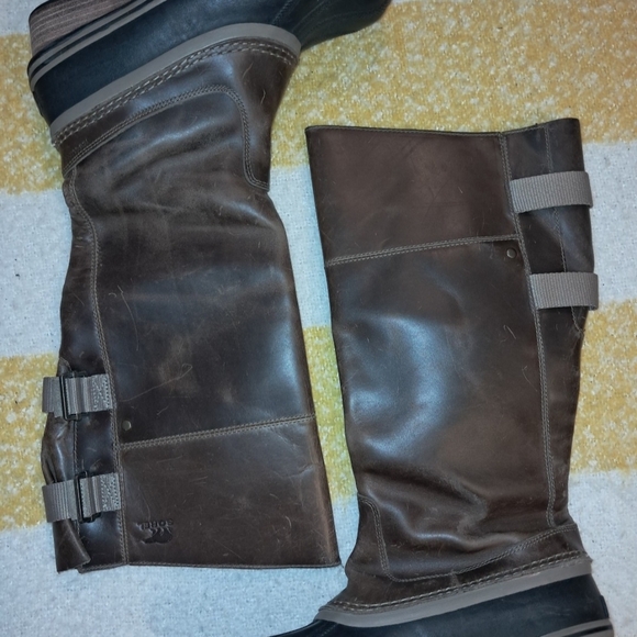 Sorel Women's Brown Leather Boots - Picture 3 of 12